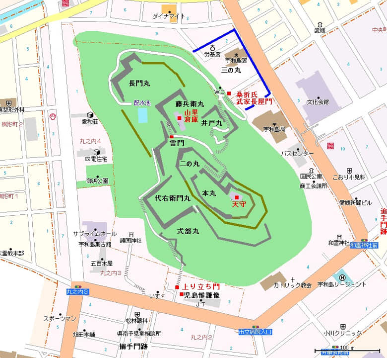 uwajima-castle-layout-map-fg